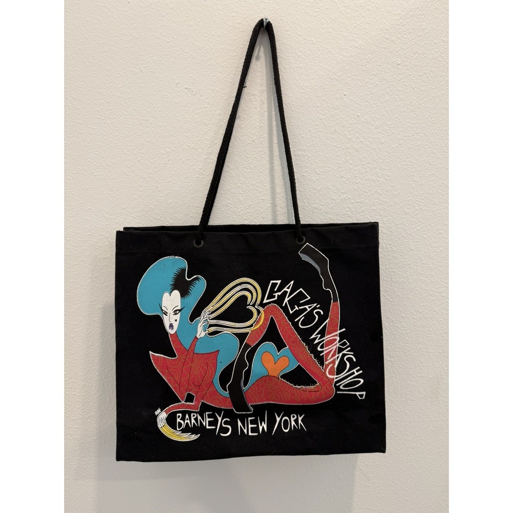 Barney's New York Lady Gaga Workshop Shopping Bag - Wall Pop Art Deco Nouveau